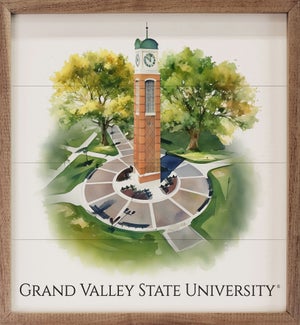 Sketch Clock Tower Square Grand Valley State University